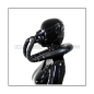 Preview: Neckrespirator-rubbersmellbag-mask-system AIR-SB-H with t-joint and head-harness